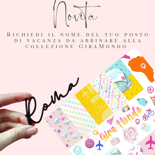 Nome Città in acrilico (personalizzato)