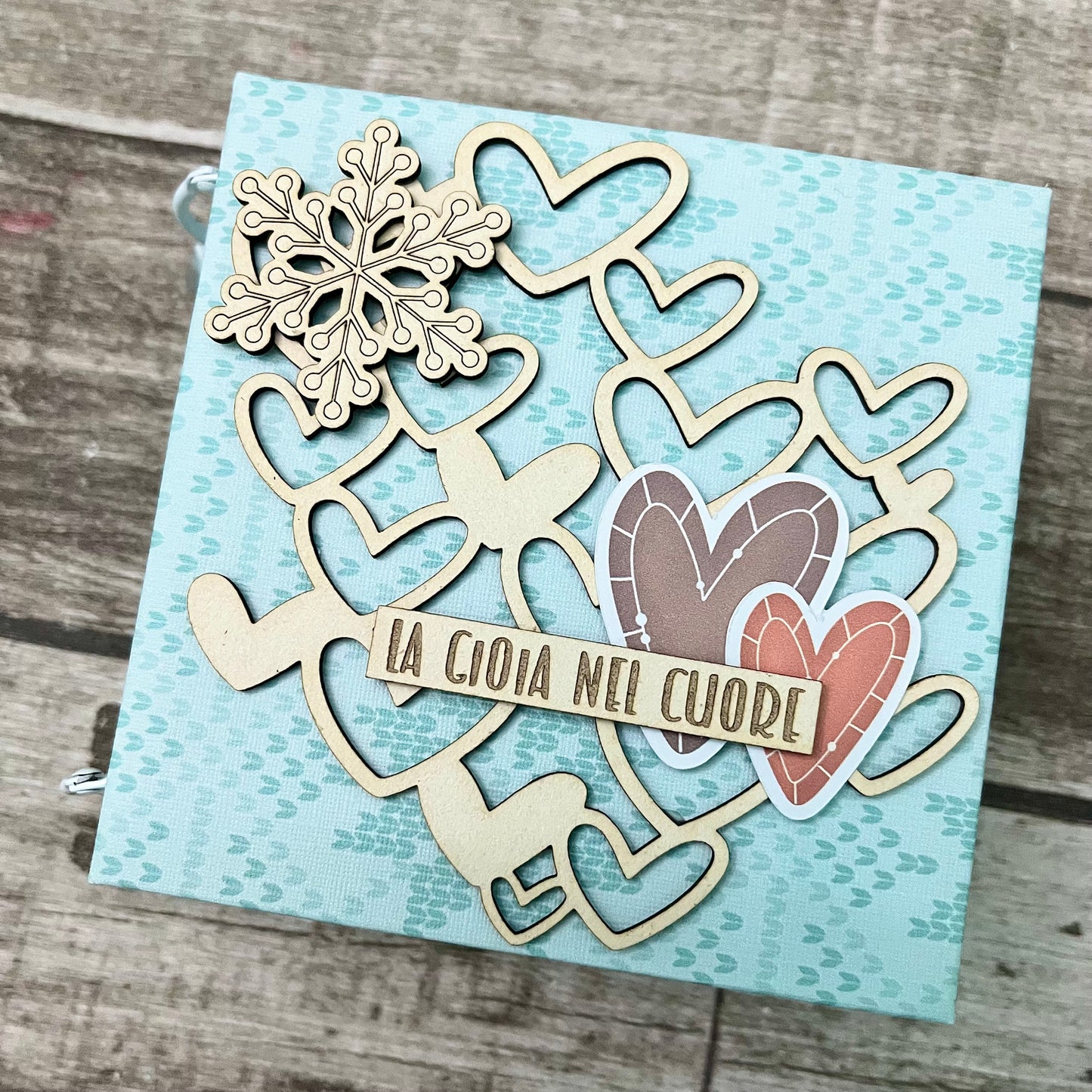 Paper pad 12 x 12" "Magie D'inverno"