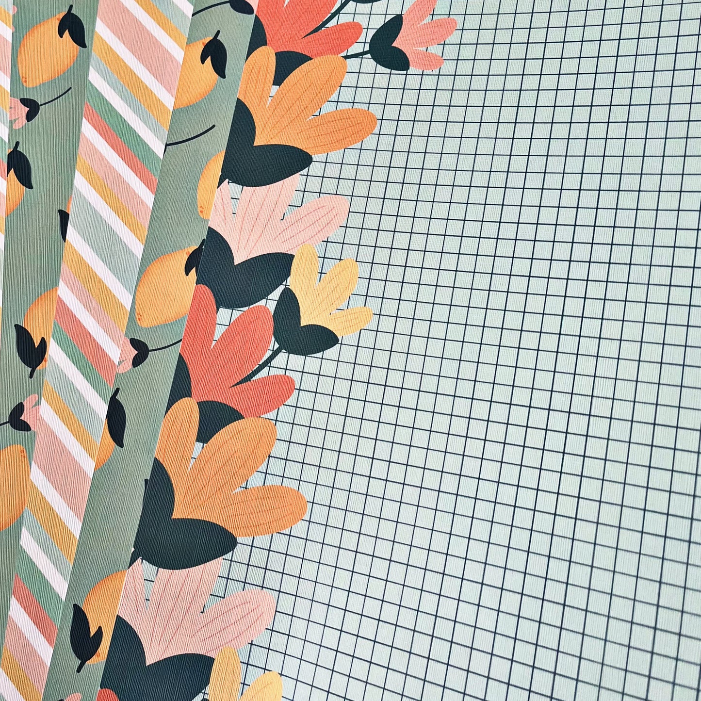 Fogli tramati effetto lino A4 "Vento d'estate"