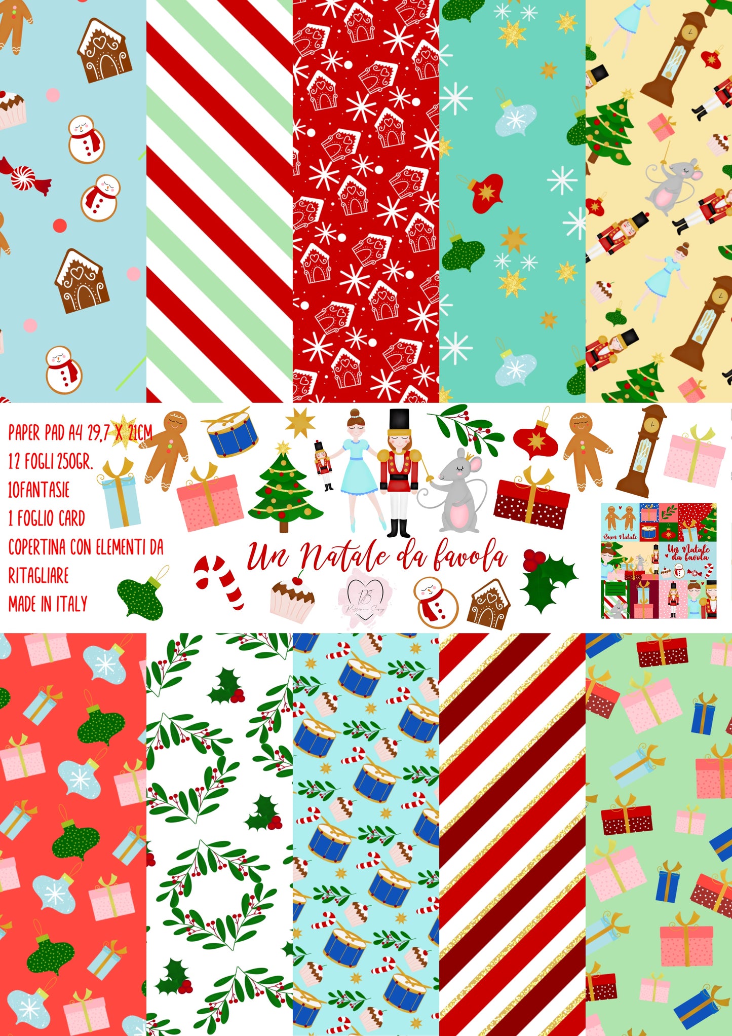 Paper Pad A4 29,7 x 21 cm Un Natale da Favola