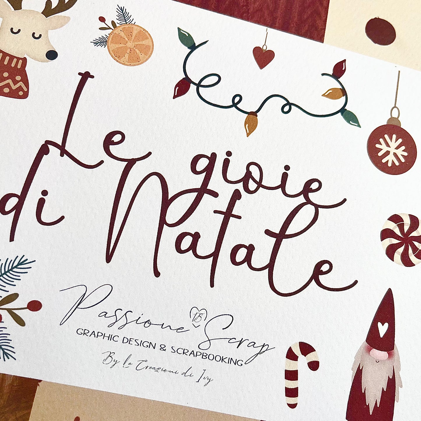 Paper pad 12 x12 Le gioie di Natale