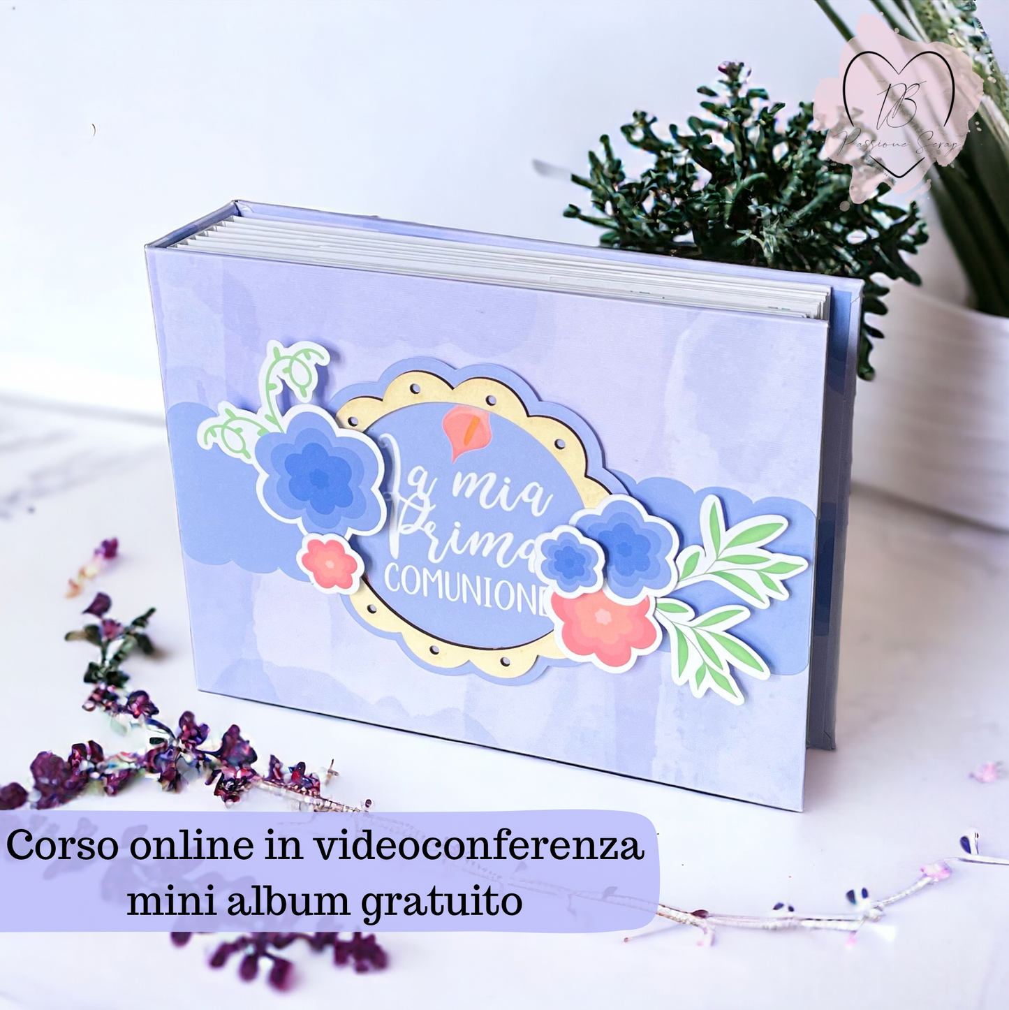Paper pad 12 x 12" La mia Prima Comunione bimba
