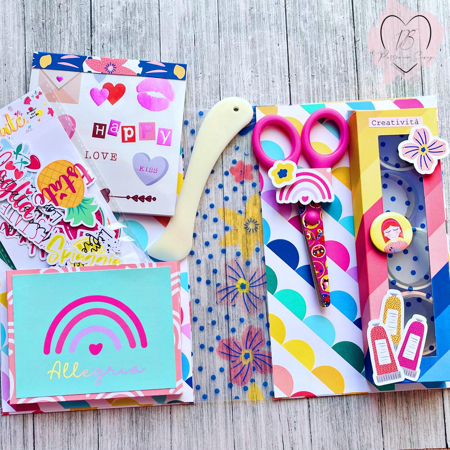 Paper Pad A4 29,7 x 21 cm Amiche di Scrap