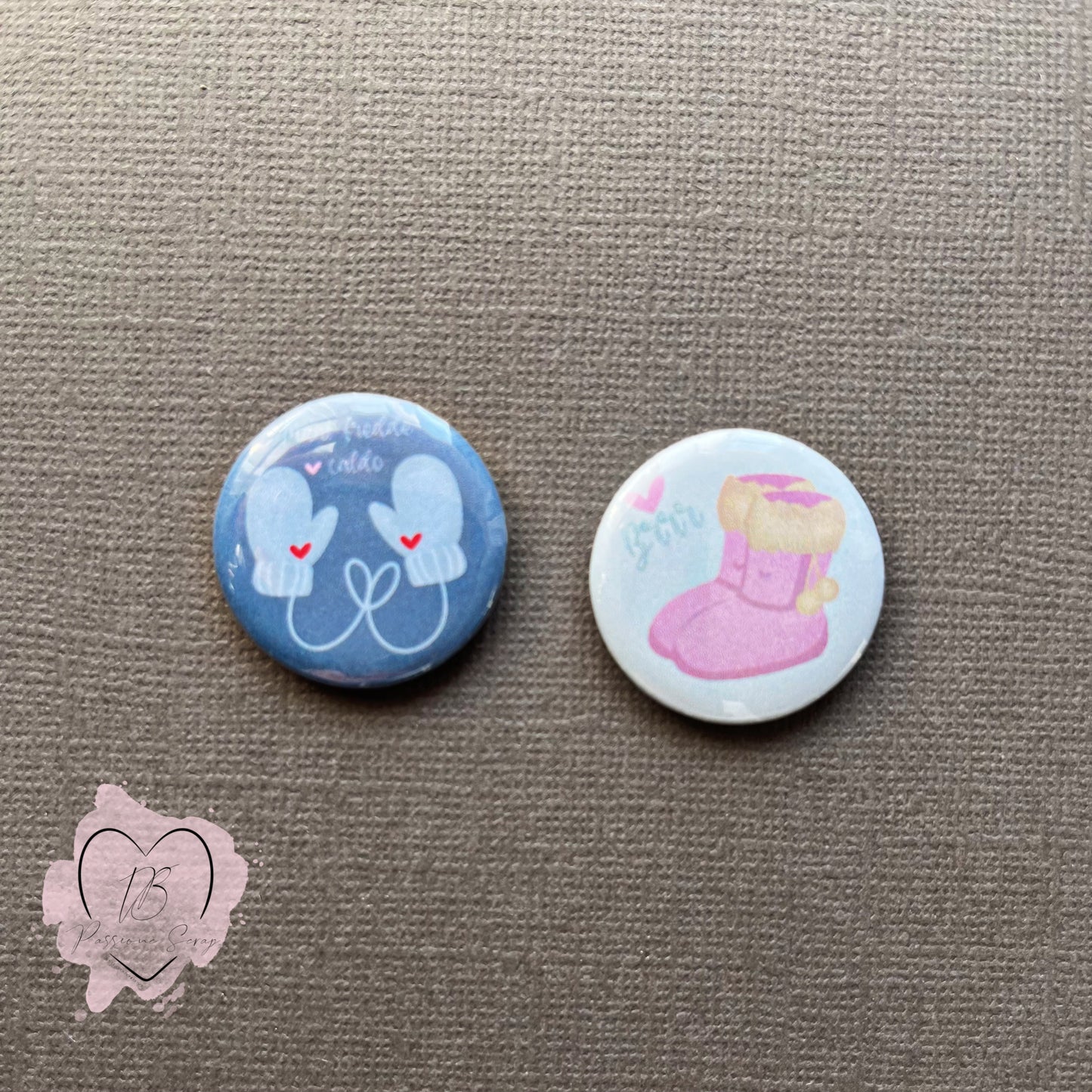 2 buttons "Magie D'inverno