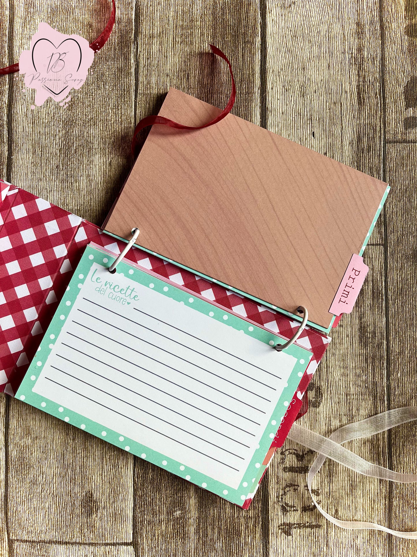 Paper Pad 12 x 12" "Le ricette del cuore"