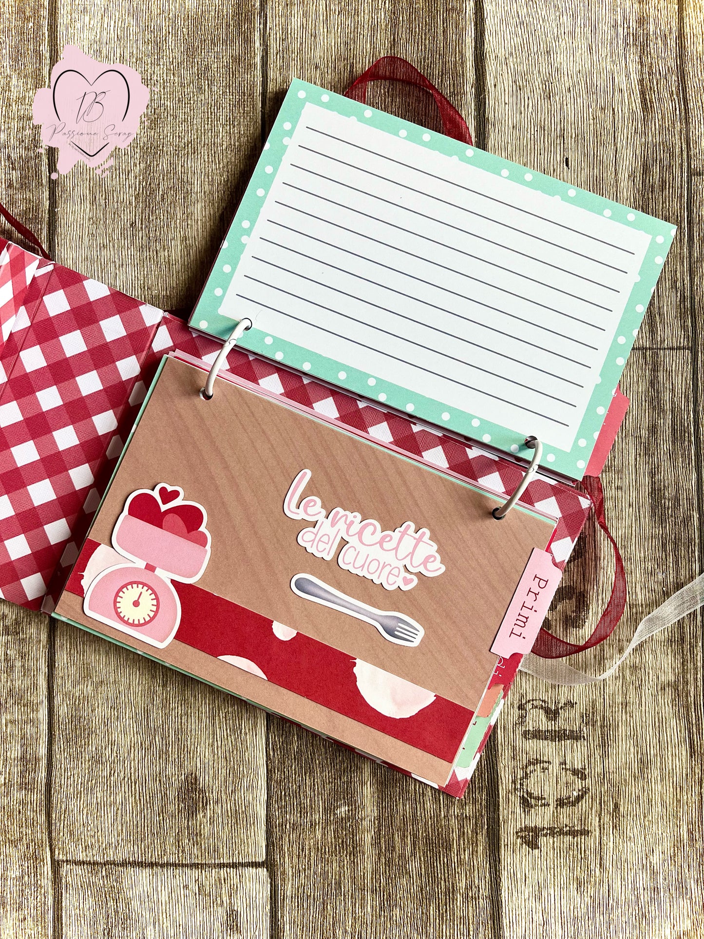 Paper Pad 12 x 12" "Le ricette del cuore"