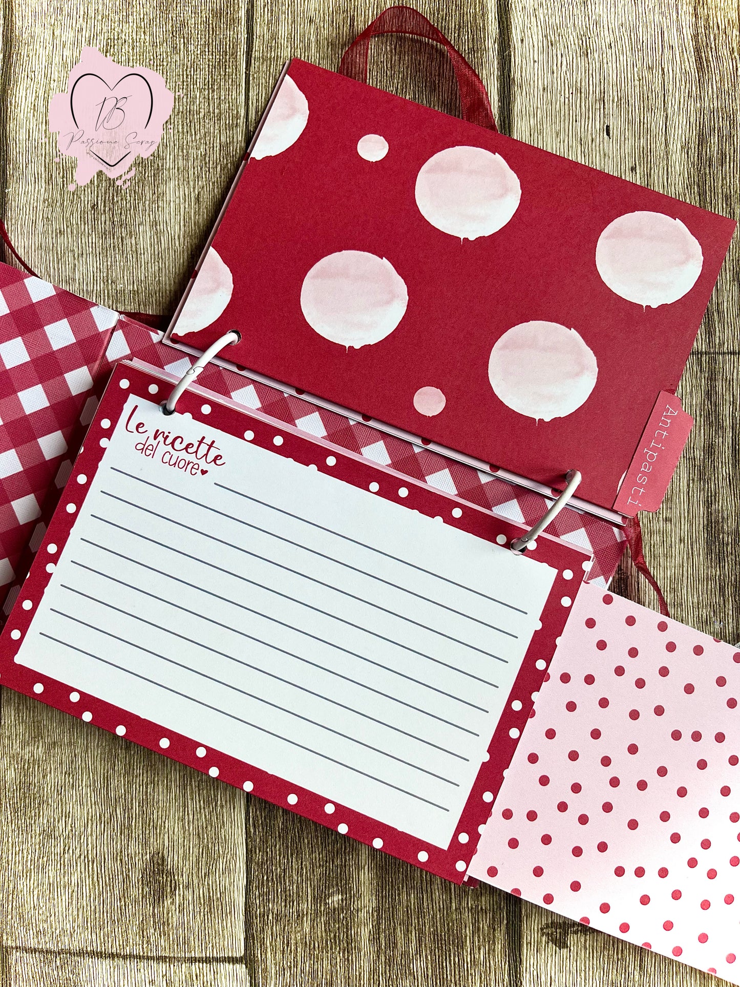 Paper Pad 12 x 12" "Le ricette del cuore"
