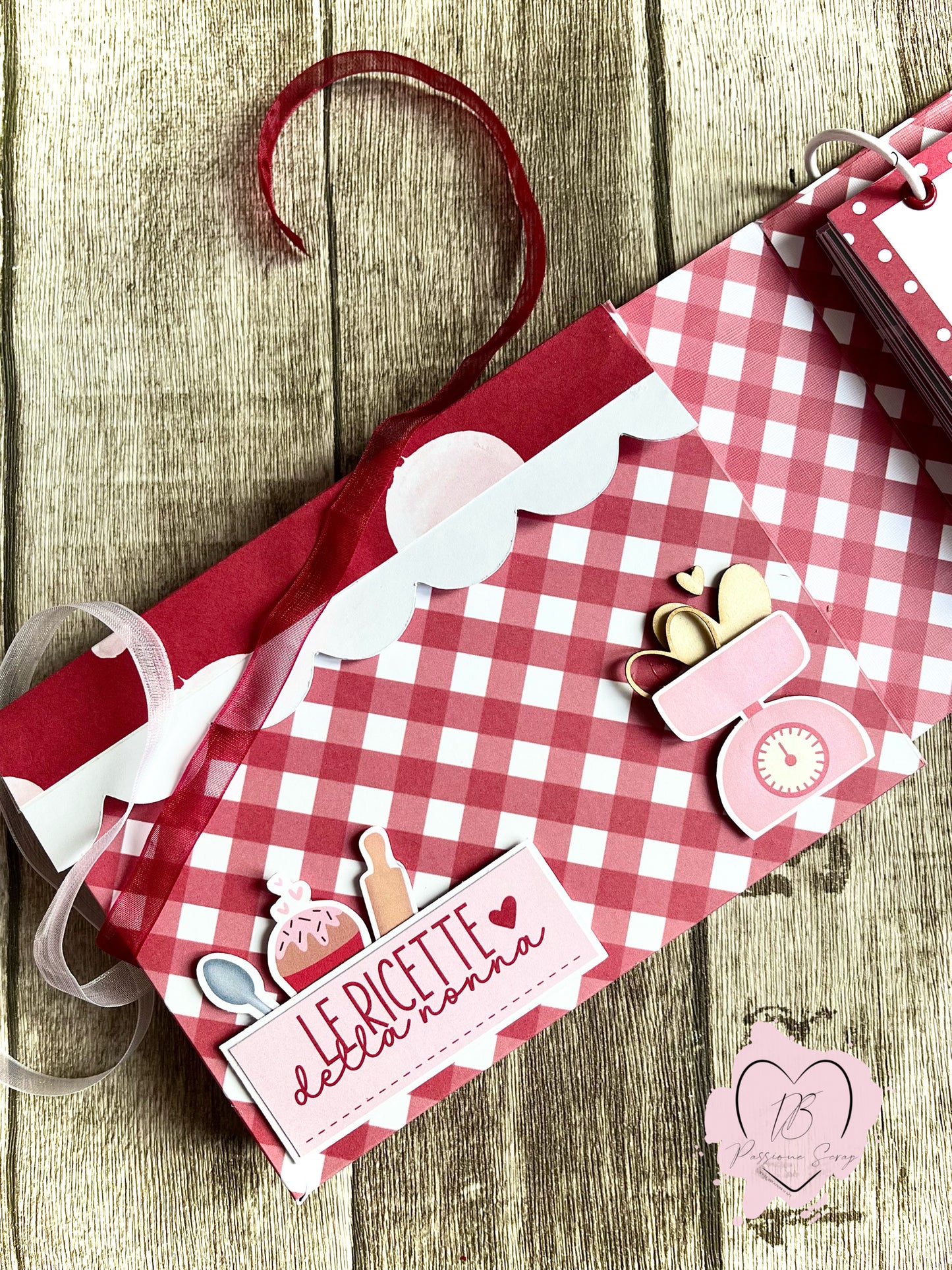 Paper Pad 12 x 12" "Le ricette del cuore"