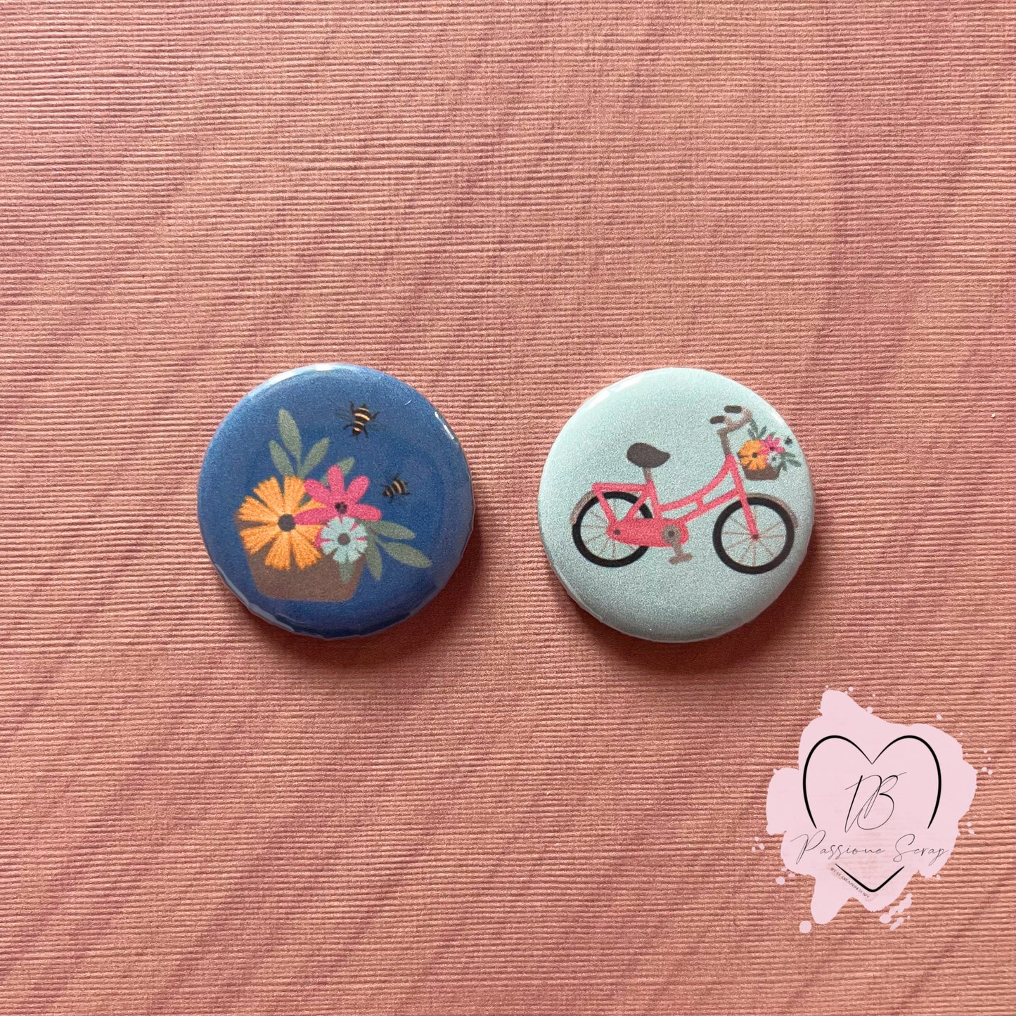 Buttons "Momenti in fiore"
