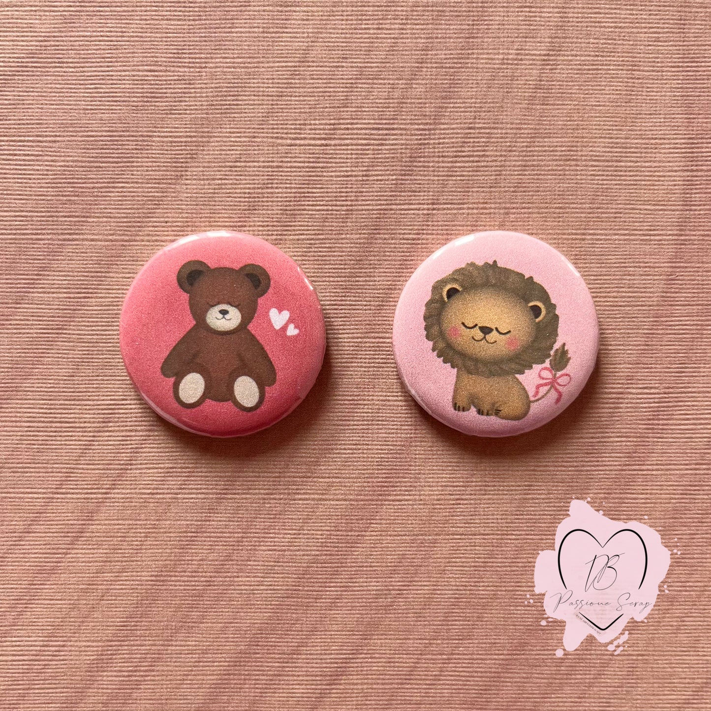 Buttons "Un mondo di coccole"