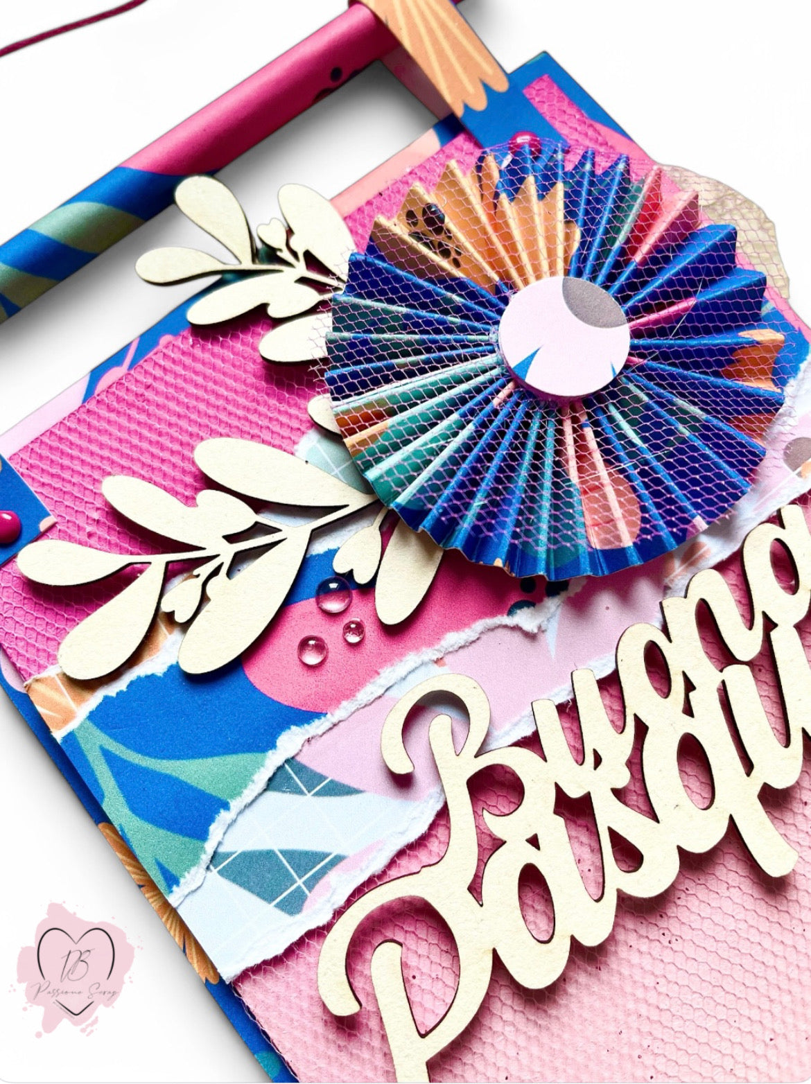 Paper Pad 12 x 12" "Momenti in fiore"