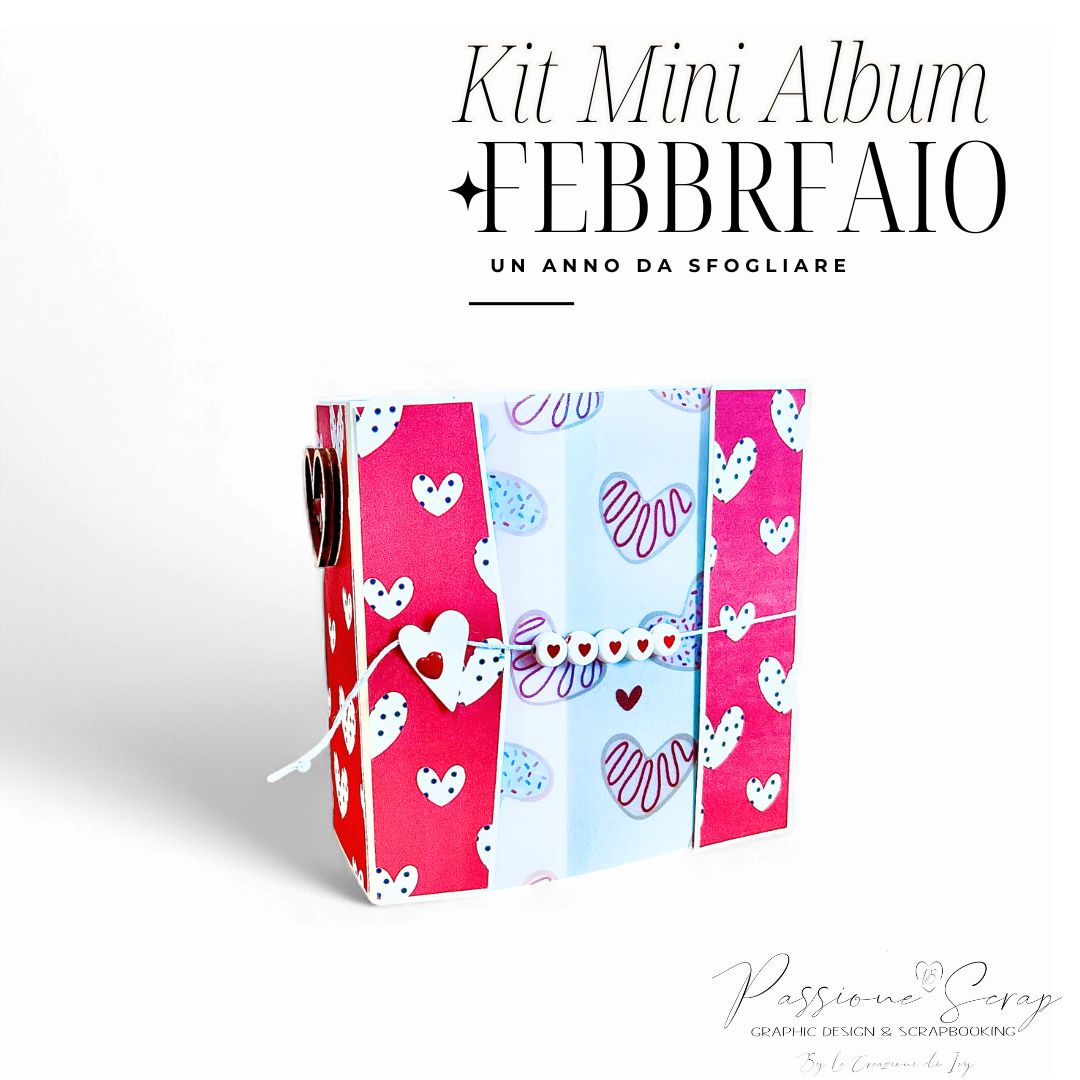Kit mini album Febbraio