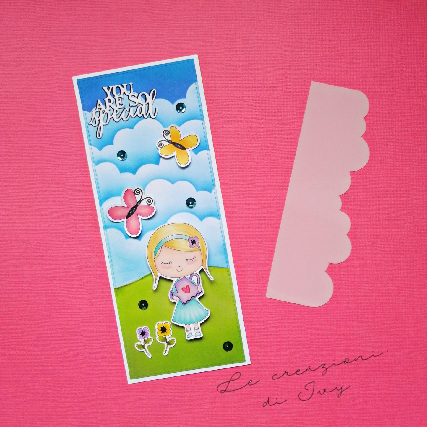 Stencil nuvola "Primavera Time"