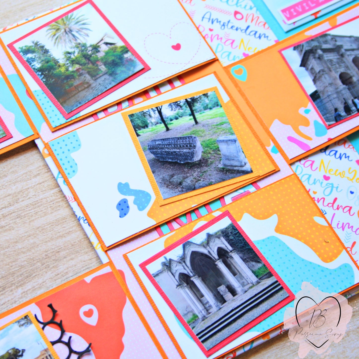 Paper Pad 12 x 12" Gira Mondo (tema viaggi)