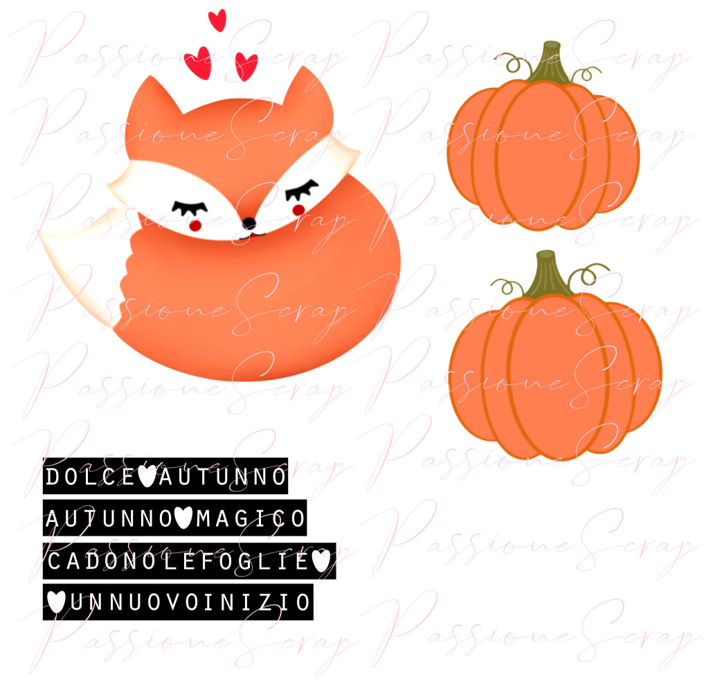Set Timbri digitali "Dolce Autunno"
