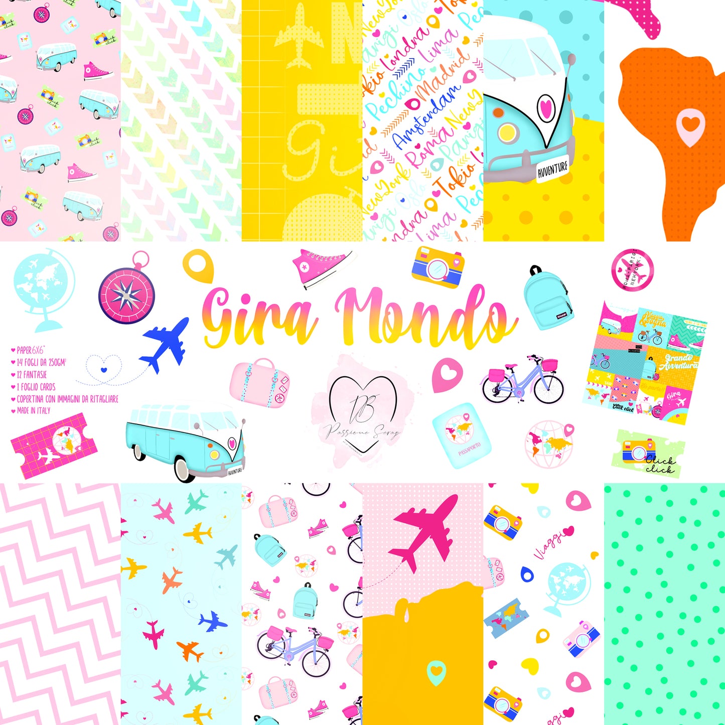 Paper Pad A4 29,7 x 21 cm Gira Mondo