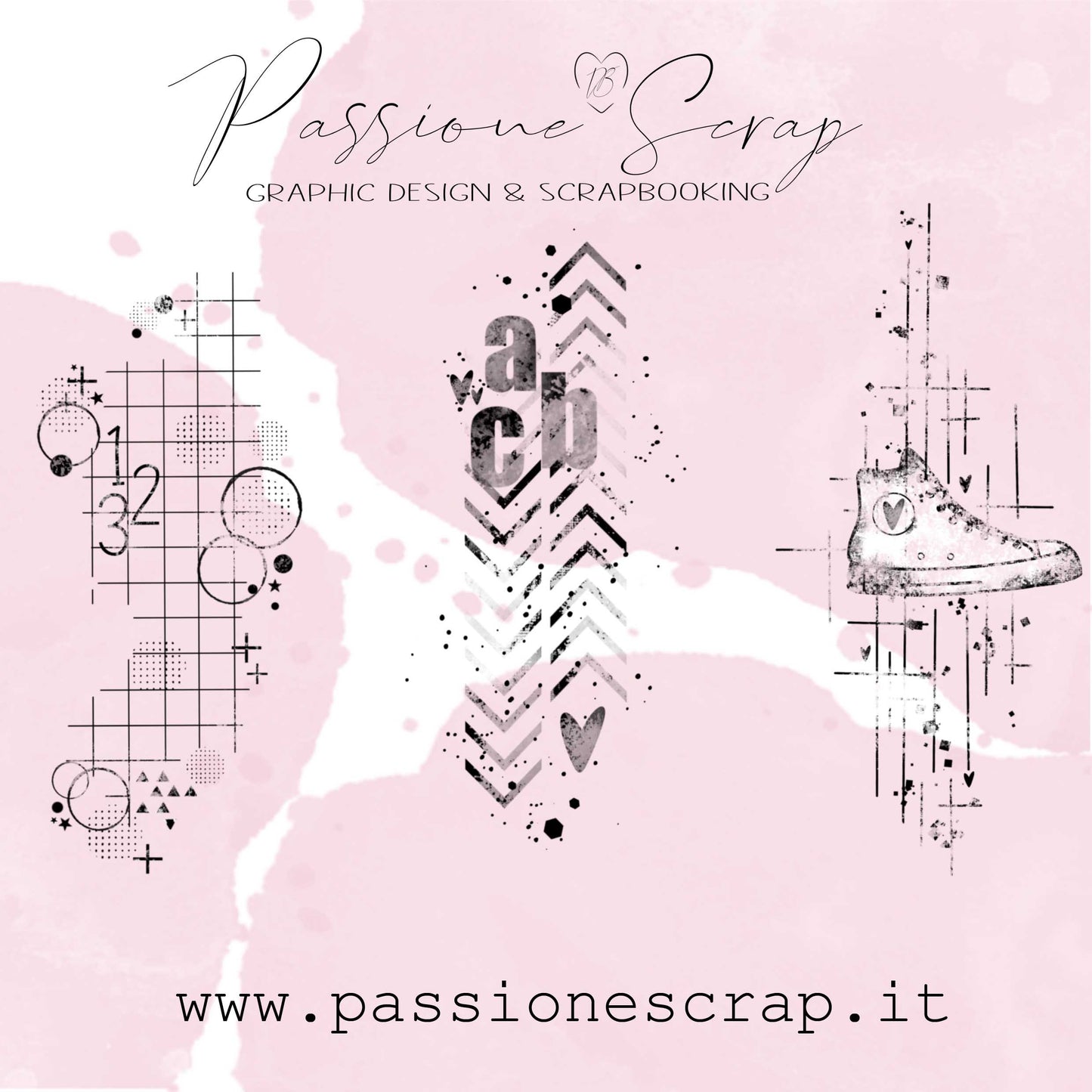 Set timbri digitali "sfondo" W la scuola!!