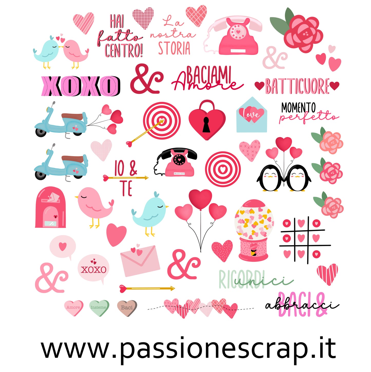 Die Cuts - immagini pretagliate C'è amore nell'aria
