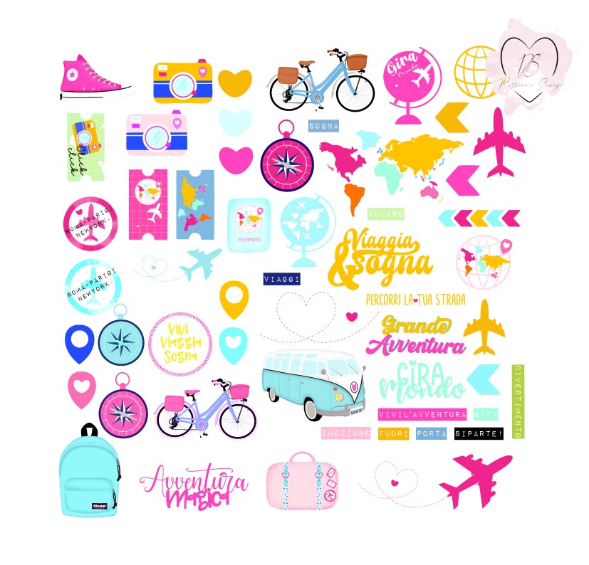 Die cuts Gira Mondo