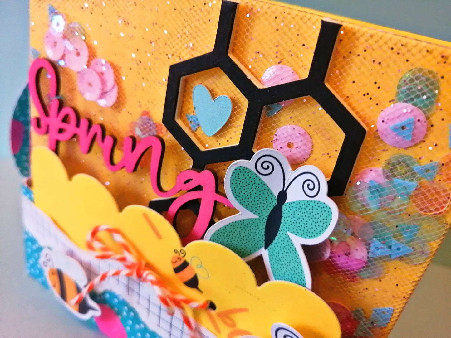 Chipboard Set abbellimenti Spring- Primavera Time