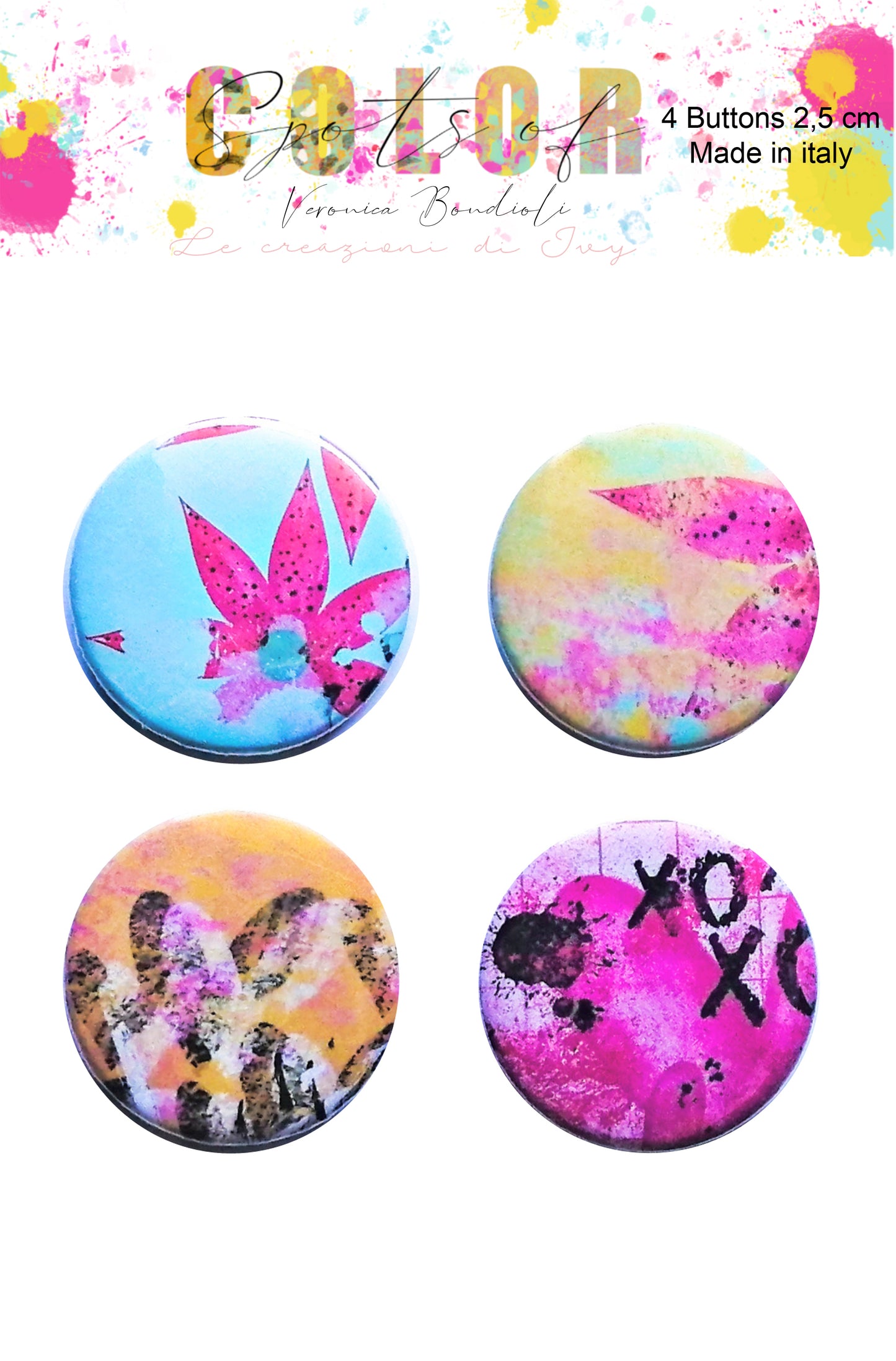 Buttons Spots of color
