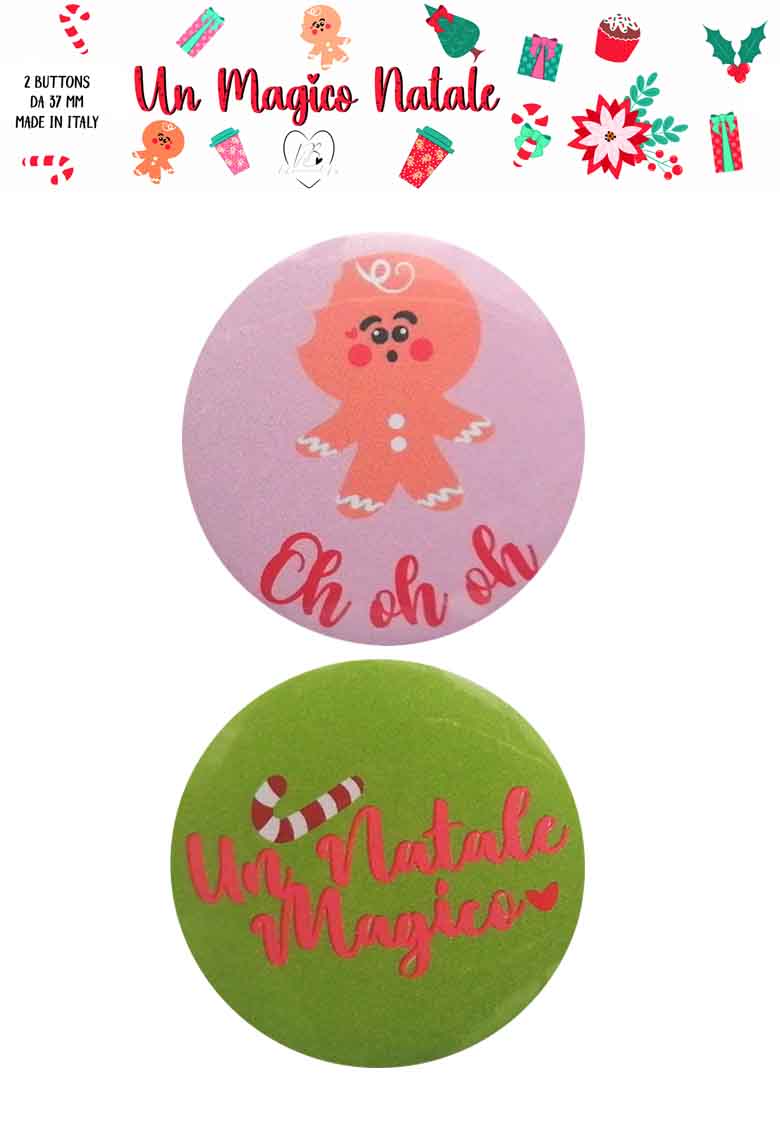 Buttons 37 mm Un Magico Natale