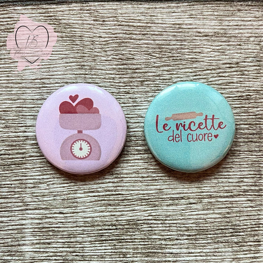 Buttons " Le Ricette del cuore"