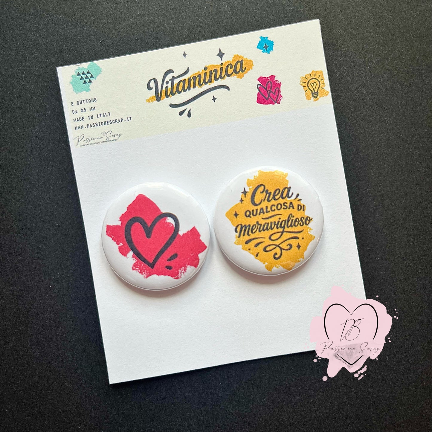 Buttons "Vitaminica"