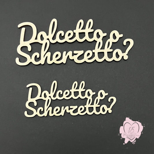 ChipBoard frase "Dolcetto o Scherzetto?" Halloween Party