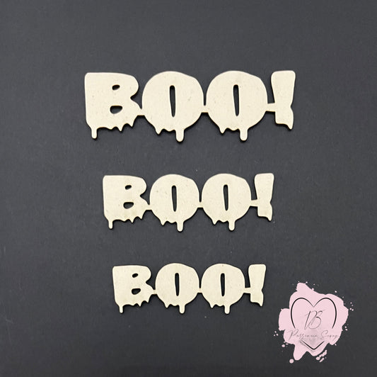 Chipboard "BOO" Halloween Party