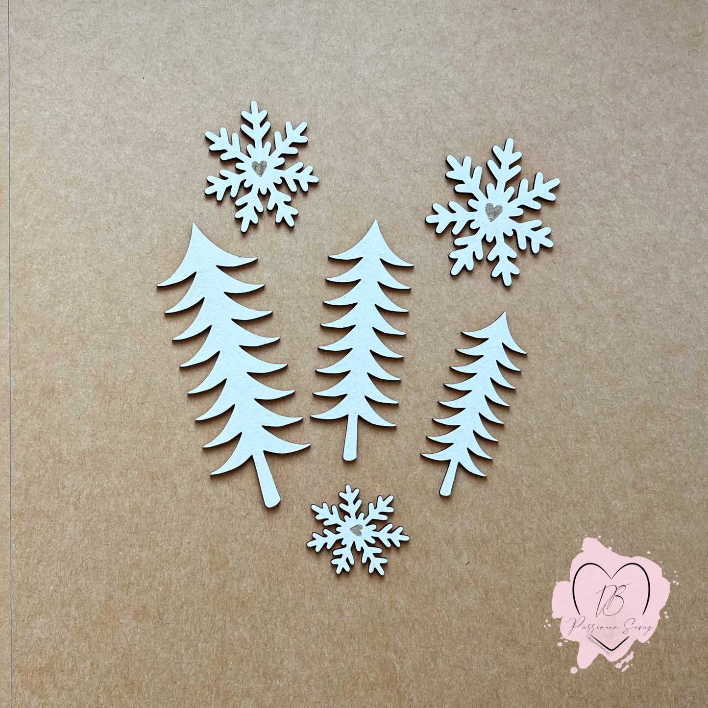 Chipboard set 2 Le gioie di Natale