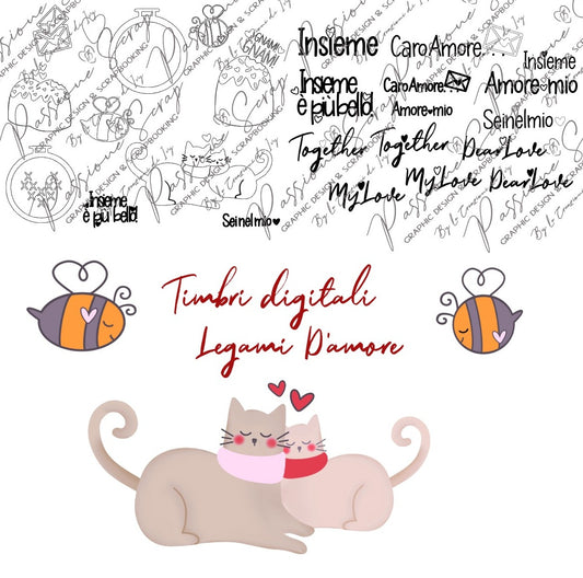 Timbri digitali Legami D'amore
