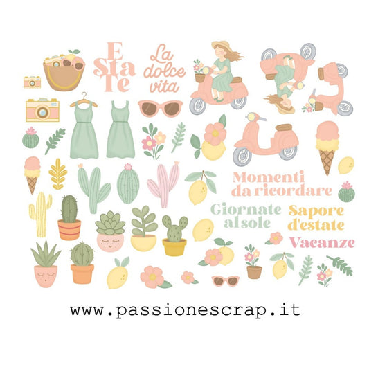 Die cuts "ESTATE"