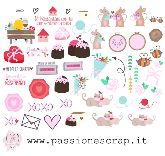 Die Cuts "Legami d'amore"