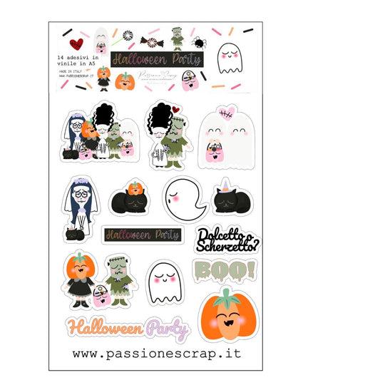 Adesivi in vinile Halloween Party